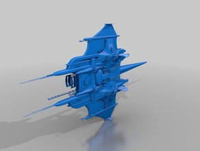5 centauri battlecruiser babylon araç 3d print model - Mito3D