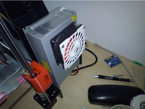 8cm computer cooling fan guard - protection 3d printer accessories print 3d print model - Mito3D