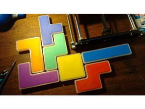 tetrisushi - sushi placas de tetris em forma cozinha e sala jantar almoço peças 3d print model - Mito3D