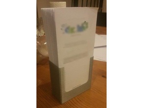 rápida impresión de flyer dispensador papel soporte la oficina contenedor el titular pie 3d print model - Mito3D