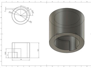 shutter-crank rivet locking washer household supplies crank shutter 3d print model - Mito3D
