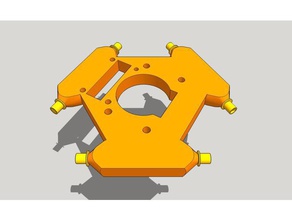 effecteur anycubic linéaires plus L'imprimante 3d de pièces kossel 3d print model - Mito3D