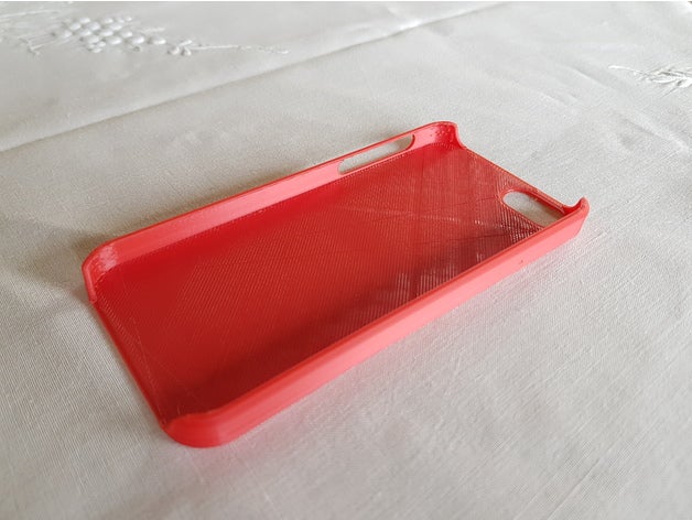 iphone 5 5s se hard case v1 mobile phone apple 3D print model - Mito3D