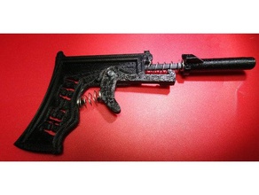 toy mini spring gun toys & games gun missle rocket gun simple gun spring gun toy gun