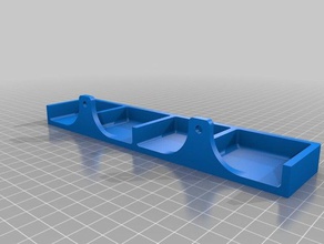vara de pesca titular rack pequeno da base dados filetes A impressão 3d 3d print model - Mito3D