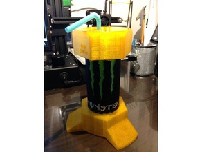 monster buster anti ooze cap kitchen & dining bottle can juice energy red bull 3d print model - Mito3D