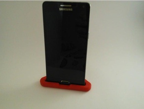 einfache Handy-Halter gadgets Telefon stand smartphone-Halter 3d print model - Mito3D