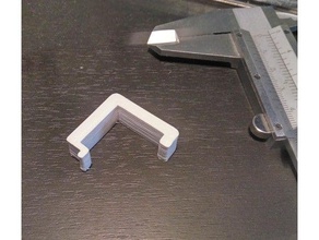 20x20 extruded aluminium snap-clip 3d printer accessories 3d print model - Mito3D