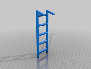 my customized pet ladder ideal birds hamsters etc pets 3d print model - Mito3D