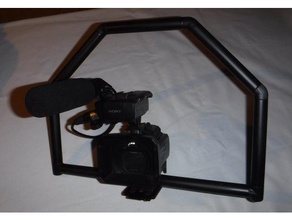 palmare fotocamera ferma la di montaggio videocamera stabilizzatore fig rig 3d print model - Mito3D