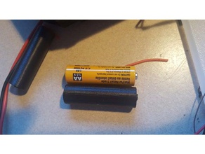 a bateria do aa em branco eletrônica 3d print model - Mito3D