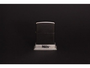 zippo lighter holder parts 3d print model - Mito3D