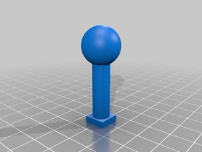 la sfera di rotazione della presa il fai da te palla 3d print model - Mito3D