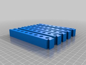 küçük genişletilebilir peg tezgah sanat araçları dokuma iplik 3d print model - Mito3D