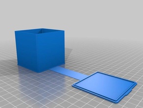 rubik ' s cube-Gehäuse Container kundengebundene 3d print model - Mito3D