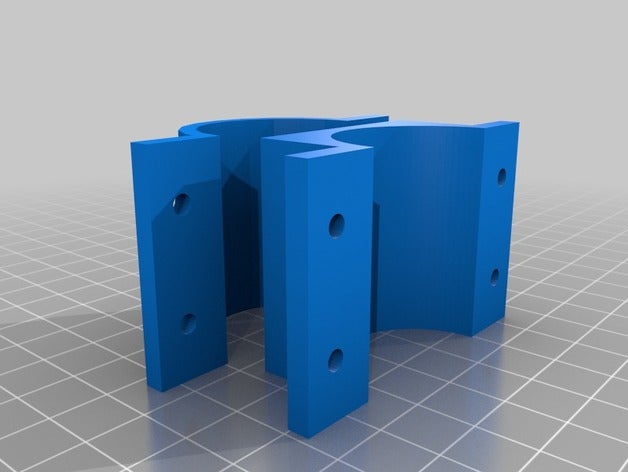 1 inch pvc clamp diy 3D print model - Mito3D