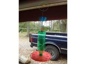 rv awning hooks hanging feeders etc sport & outdoors hook hummingbird feeder 3d print model - Mito3D