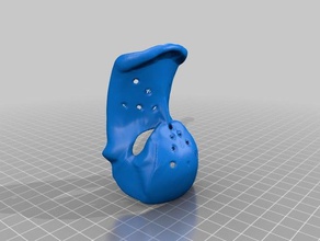 poderoso patos selvagens asa máscara de remix scans e réplicas 3d print model - Mito3D