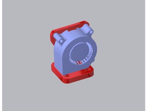 40 mm centrifugal 30 axial adapter 3d printer accessories adaptor fan 3d print model - Mito3D