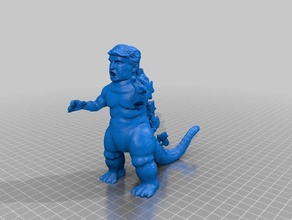 trumpzilla people blasphemy godzilla trump 3d print model - Mito3D