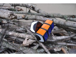 Schiebe 1x2x3 v24 Rätsel vorgestellten puzzle rubik ' s cube drehen kurvig ist verzwicktes 3d print model - Mito3D