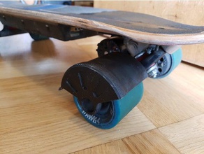 longboard fender monster hawgs sport & outdoors boosted board electric skateboard esk8 fenders 3d print model - Mito3D