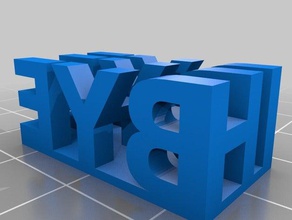 Merhaba-güle güle açı boy heykeller özelleştirilmiş 3d print model - Mito3D