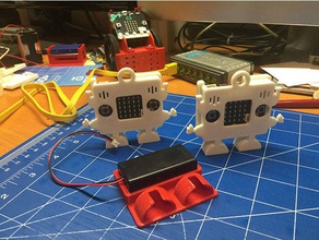 robottillo bit electronics adorabot bbc microbit case 3d print model - Mito3D