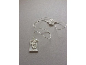 esn deu logo della collana bracciali art moda stile 3d print model - Mito3D