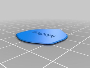 il mio personalizzato funky pick - mitpro musica su misura 3d print model - Mito3D