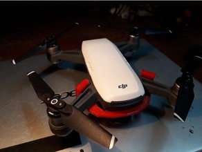 dji scintilla di blocco della batteria r c i veicoli serratura cassetta sicurezza la 3d print model - Mito3D