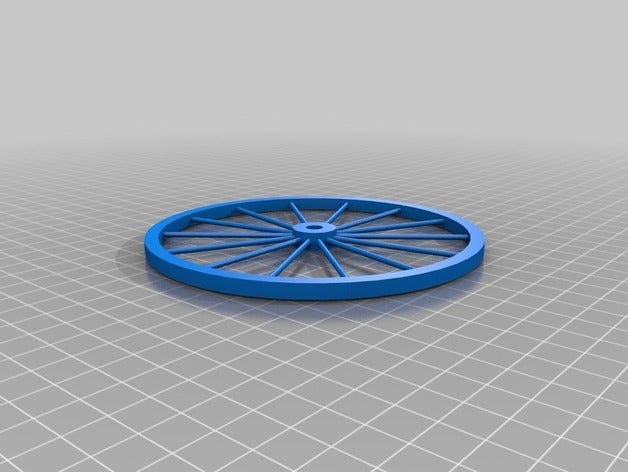 rueda de 120 mm La impresión en 3d 3D print model - Mito3D