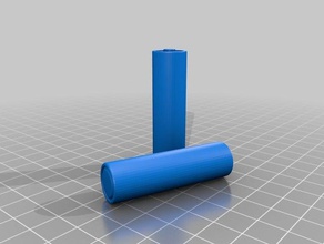 pila aa modelos de la batería pilas 3d print model - Mito3D