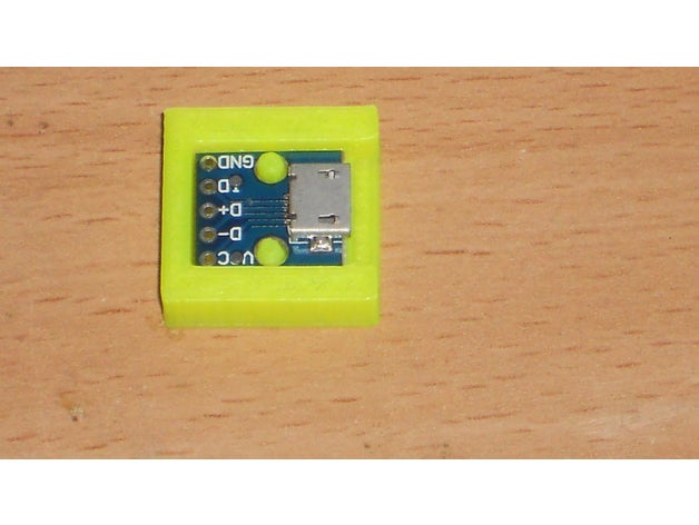 micro-usb-breakout-tool - Elektronik micro usb tool 3D print model - Mito3D