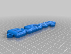 bulldogs Anahtarlık organizasyon özelleştirilmiş 3d print model - Mito3D
