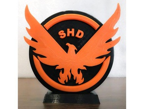 division logo signs & logos 3d print model - Mito3D