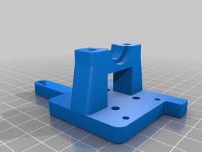 e3d mount knurled inserts 3d printer parts hypercube openscad 3d print model - Mito3D