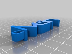 nombre propio - llavero iv n signs & logos ivan 3d print model - Mito3D