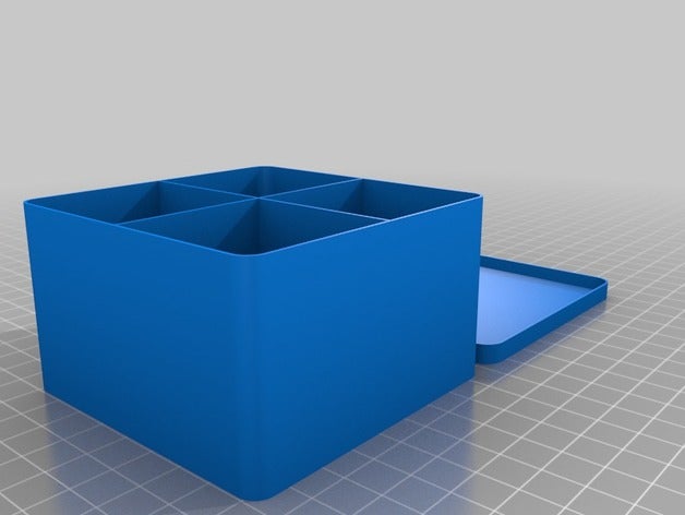 my customized simple fully box tool holders & boxes 3D print model - Mito3D