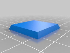 1 pulgada cuadrada de la base imán ranura juguetes y accesorios juego no molestar dnd miniatura las miniaturas tablero mesa 3d print model - Mito3D