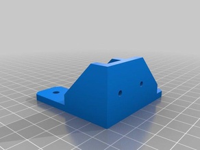 Stabilisierung Tisch-Halterung tevo tarantula wahrscheinlich noch andere 3d-Drucker Teile Ecke Halterung freecad 3d print model - Mito3D
