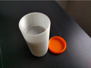 el café de la almohadilla cilindro almacenamiento los contenedores 3d print model - Mito3D