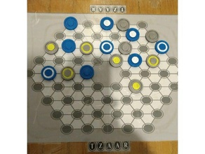 tzaar - partita pezzo giochi gioco da tavolo boardgames stratergy giocattolo 3d print model - Mito3D