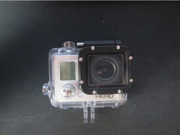 gopro hero 3 de la caméra montage 3D print model - Mito3D