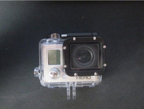 gopro hero 3 Kamera mount 3d print model - Mito3D
