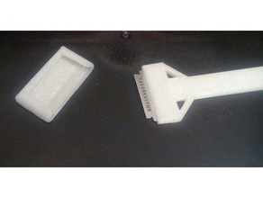 kapak jilet kazıyıcı parçalar 3d print model - Mito3D