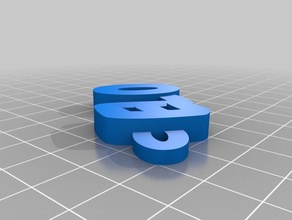 elo keychains customized 3d print model - Mito3D