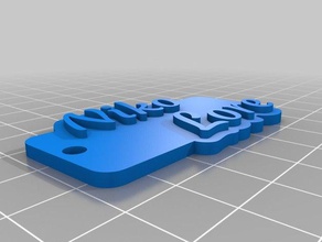 niko lore Schlüsselanhänger kundengebundene 3d print model - Mito3D