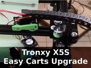 tronxy x5s easy carts upgrade 3d printing 3dprintable 3dprinting printer parts sgabolab 3d print model - Mito3D