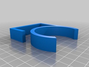 cable clip 56 0mm organization customized 3d print model - Mito3D